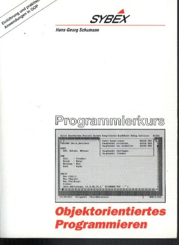 Beispielbild fr Programmierkurs Objektorientiertes Programmieren zum Verkauf von medimops