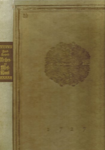 Theatrum arithmetico-geometricum, das ist: Schau-Platz der Rechen- und Mess-Kunst. (Theatrum machinarum). - Leupold, Jakob (Jacob)