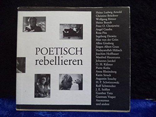 Imagen de archivo de Poetisch rebellieren. Ein Kasseler Lesebuch. a la venta por Antiquariat & Verlag Jenior