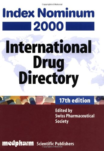 Index Nominum 2000, International Drug Directory, m. CD-ROM - Swiss Pharmaceutical, Society