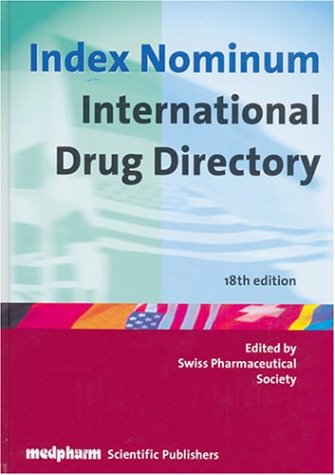 Stock image for Index Nominum: International Drug Directory for sale by Tiber Books