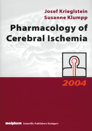 9783887631086: Pharmacology of Cerebral Ischemia 2004
