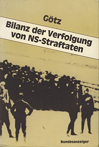 Stock image for Bilanz der Verfolgung von NS-Straftaten for sale by medimops