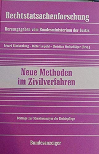 Stock image for Neue Methoden im Zivilverfahren for sale by medimops