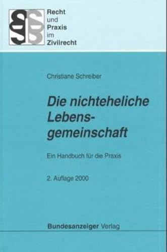 9783887849757: Die nichteheliche Lebensgemeinschaft