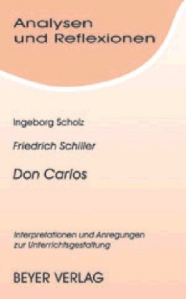 Beispielbild fr Schiller, Friedrich - Don Carlos zum Verkauf von medimops
