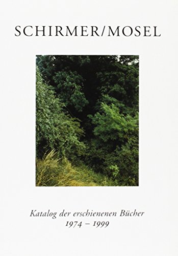 9783888142284: Schirmer/Mosel. Katalog der erschienenen Bcher.