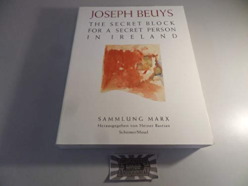 Beispielbild fr Sammlung Marx. Joseph Beuys. The secret block for a secret person in Ireland zum Verkauf von medimops