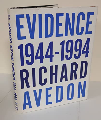 Stock image for EVIDENCE 1944-1994 RICHARD AVEDON for sale by MaxiBooks