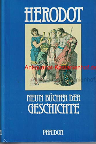 Imagen de archivo de Neun Bcher der Geschichte. [Von Herodot]. a la venta por Antiquariat Kretzer
