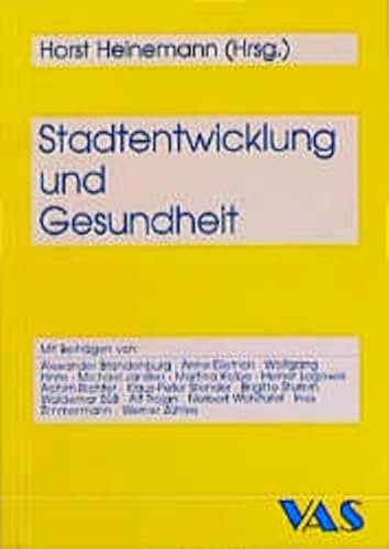 Beispielbild fr Stadtentwicklung und Gesundheit zum Verkauf von Buchpark