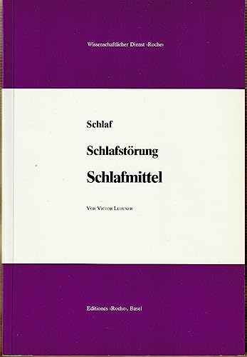 Stock image for Schlaf - Schlafstrung - Schlafmittel, for sale by medimops