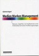 Stock image for Medien, Marken, Management for sale by medimops