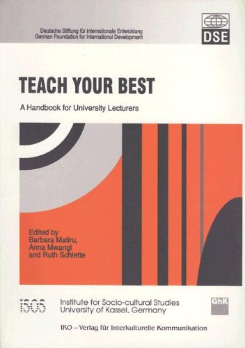 Stock image for Teach Your Best: A Handbook for University Lecturers for sale by HPB-Red