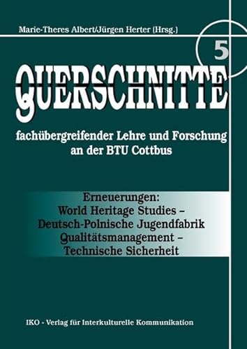 Stock image for Querschnitte. Erneuerungen: World Heritage Studies for sale by medimops