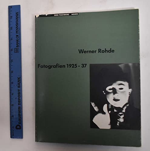 9783889400871: Fotografien 1925-37. [Mit jeweils einem Beitrag von Ingo Taubborn & Ferdinand Brggemann].