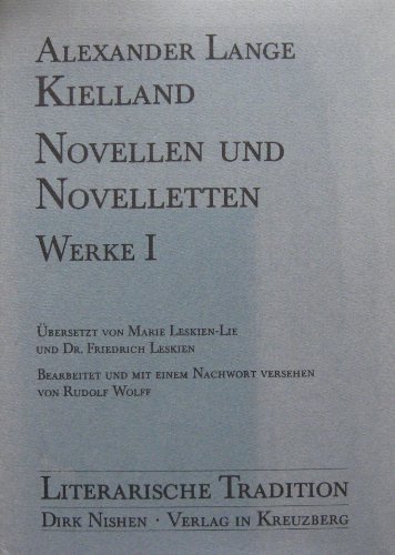 Beispielbild fr Novellen und Novelletten - Werke 1 zum Verkauf von QBuch