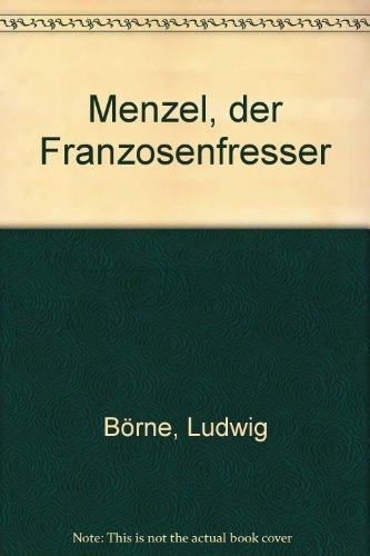 Beispielbild fr Menzel, der Franzosenfresser zum Verkauf von medimops