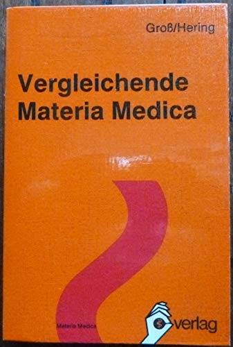 9783889500304: Vergleichende Materia Medica