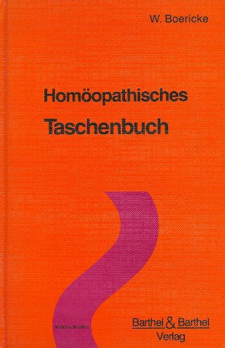 Stock image for Homopathisches Taschenbuch for sale by Altstadt Antiquariat Rapperswil