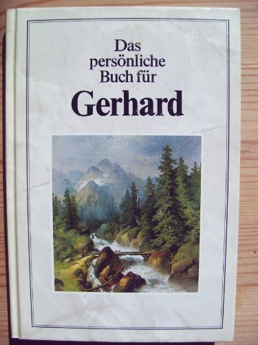 Imagen de archivo de Das persnliche Buch fr Gerhard. Hardcover a la venta por Deichkieker Bcherkiste