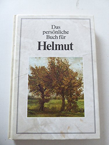 9783889718730: Das persnliche Buch fr Helmut