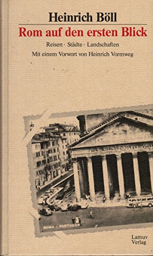 9783889771247: Rom auf den ersten Blick: Landschaften, Städte, Reisen (German Edition)