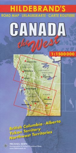 Hildebrand's travel map (USA & Canada) (9783889891464) by Hildebrand