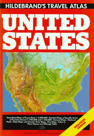 Hildebrand's Travel Atlas United States ( USA) and Canada ( Kanada) (Road Atlases) - Collectif