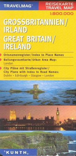 Hildebrand's Urlaubskarte: 1:1 000 000, Entfernungstabellen : deutsch, English, francÌ§ais = Hildebrand's travel map. 2-80-1, Great Britain, Ireland : ... francÌ§ais (TRAVEL MAP TOUR) (German Edition) (9783889891839) by Kunth