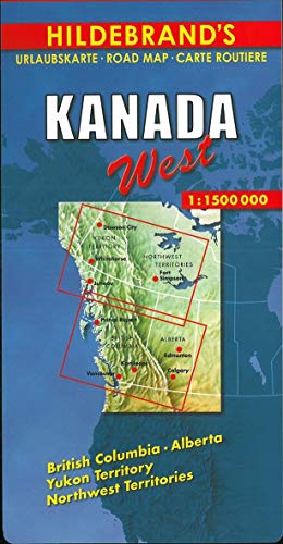 9783889892782: Canada: British Columbia, Alberta, Yukon Territoy, Northwest Territories (Hildebrand's Canada maps)