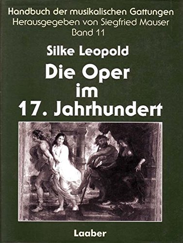 9783890071343: Die Oper im 17. Jahrhundert.