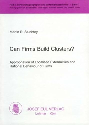 9783890128580: Can Firms Build Clusters? Appropriation of Localised Externalities and Rational Behaviour of Firms. (Livre en allemand)