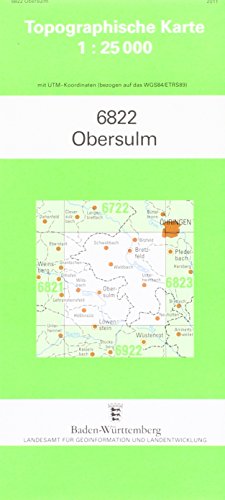 Topographische Karten Baden-Württemberg : Obersulm