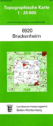 Beispielbild fr Brackenheim 1 : 25 000 zum Verkauf von Reuseabook