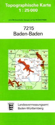 9783890211091: Baden-Baden 1 : 25 000