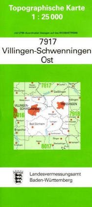 Beispielbild fr Topographische Karte; Teil: 7917., Villingen-Schwenningen Ost zum Verkauf von Wanda Schwrer