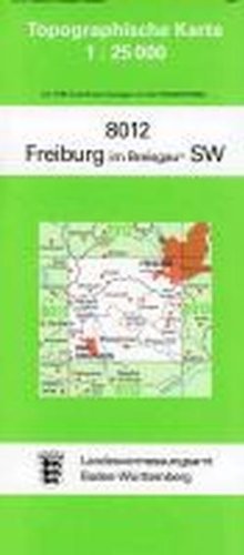 Topographische Karten Baden-Württemberg : Freiburg im Breisgau, SW