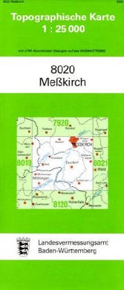 Beispielbild fr Topographische Karte; Teil: 8020., Messkirch zum Verkauf von Wanda Schwrer