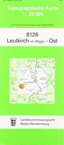 9783890212616: Leutkirch im Allgu Ost 1 : 25 000