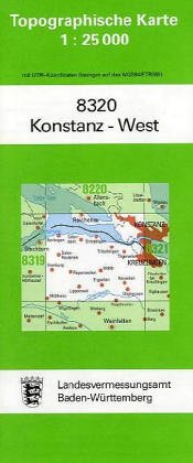Beispielbild fr Topographische Karte; Teil: 8320., Konstanz-West zum Verkauf von Wanda Schwrer