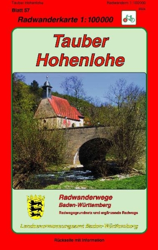 Beispielbild fr Radwanderkarten Baden-Wrttemberg, Bl.57, Tauber-Hohenlohe: Radwegegrundnetz mit ergnzenden Radwegen zum Verkauf von Buchmarie