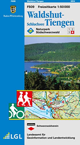 Stock image for LGL BW 50 000 Freizeit Waldshut-Tiengen / Schluchsee: Naturpark Sdschwarzwald 4 for sale by medimops