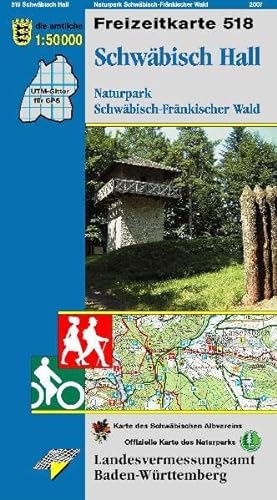 Beispielbild fr LGL BW 50 000 Freizeit Schwbisch Hall: Naturpark Schwbisch-Frnkischer Wald zum Verkauf von medimops