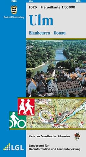 Imagen de archivo de LGL BW 50 000 Freizeit Ulm: Blaubeuren, Donau. UTM-Gitter fr GPS a la venta por medimops