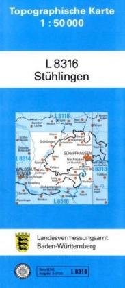 Beispielbild fr Topographische Karte; Teil: L 8316., Sthlingen zum Verkauf von Wanda Schwrer