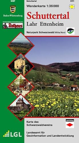 Beispielbild fr LGL BW 35 000 Wander Schuttertal im Schwarzwald: Lahr - Ettenheim - Naturpark Schwarzwald Mitte/Nord zum Verkauf von medimops