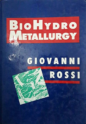 Stock image for Biohydrometallurgy for sale by Books Puddle