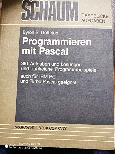 9783890289014: Programmieren mit Pascal