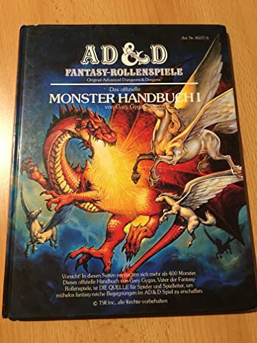 9783890840291: Advanced Dungeons & Dragons Monster Manual